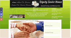 Desktop Screenshot of dignityseniorhomes.com
